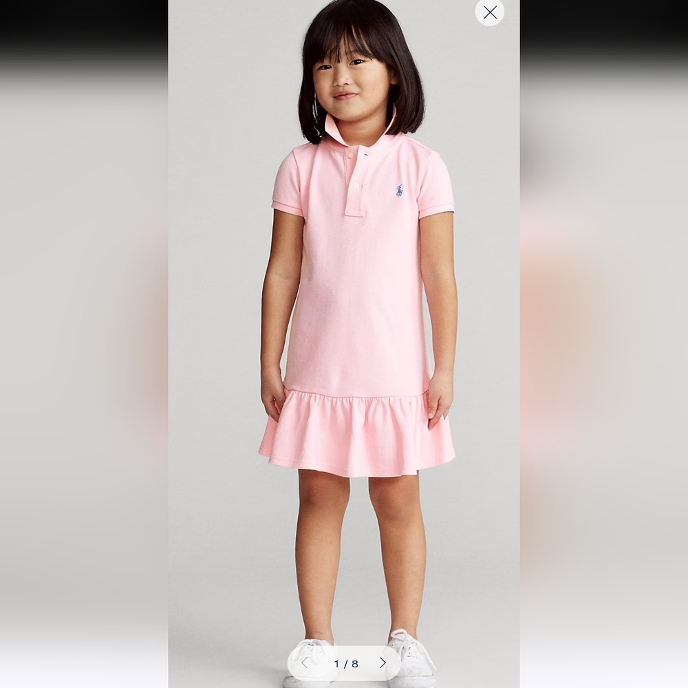 Polo by Ralph Lauren Light Pink Kids Polo Dress